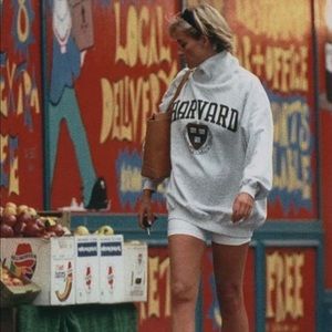 Harvard turtleneck sweatshirt princess diana Clearance